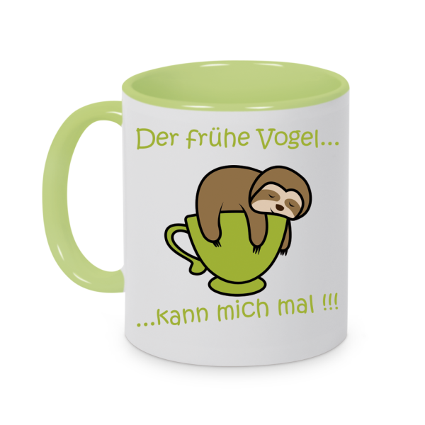 Tasse Der frühe Vogel kann mich mal